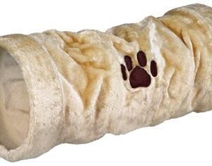 Trixie Kattentunnel Pluche Beige 22x22x60 cm