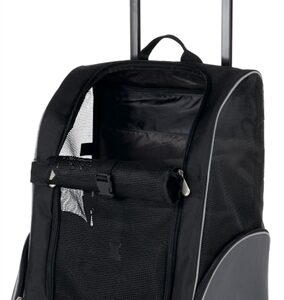 Trixie Reismand Trolley Zwart / Grijs 32x25x45 cm