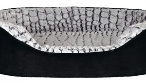 Trixie Hondenmand Lino Memoryfoam Zwart / Grijs 110x92 cm