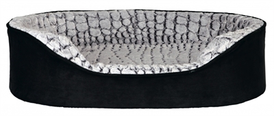 Trixie Hondenmand Lino Memoryfoam Zwart / Grijs 110x92 cm