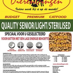 Budget Premium Catfood Quality Senior / Light / Sterilised 15 kg