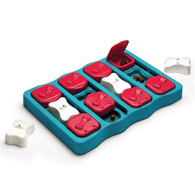 Nina Ottosson Dog Brick Turquoise / Rood 31.5x21x4 cm