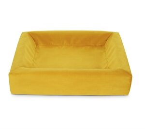 Bia Bed Royal Fluweel Hoes Voor Hondenmand Oker Bia-50 60x50x12 cm