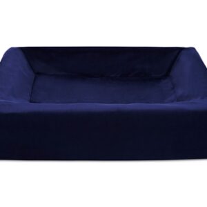 Bia Bed Royal Fluweel Hoes Hondenmand Navy Bia-3 70x60x15 cm