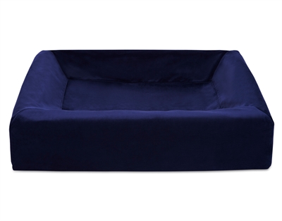 Bia Bed Royal Fluweel Hoes Hondenmand Navy Bia-3 70x60x15 cm