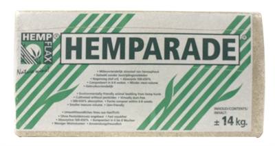 Hemparade Hennepvezelstrooisel 14 kg