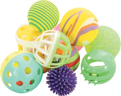Zolux Kattenspeelgoed Multi Assorti 4 cm 10 st