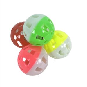 Zolux Kattenspeelgoed Bal Met Bel Assorti 3 cm 4 st