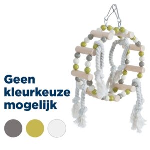 Zolux Schommel Houten Wiel Met Kralen Assorti 18x6x22 cm