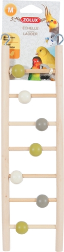 Zolux Ladder Hout 7 Treden Met Kralen 1x8.5x35 cm