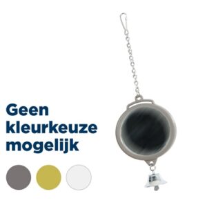 Zolux Spiegel Rond Met Bel Assorti 5.5x1x16.5 cm