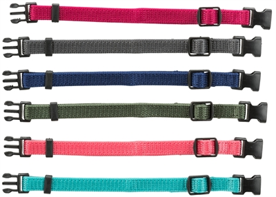 Trixie Puppy Halsbandset Fuchsia/Grafiet/Indigo/Groen/Koraal/Blauw 22-35 cm 6 st