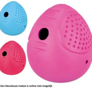 Trixie Snack Tuimel-Ei Natuurrubber Assorti 8 cm 3 st