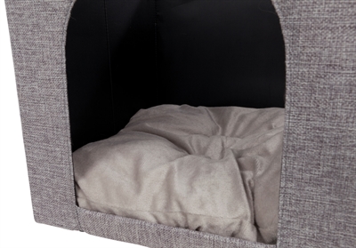 Trixie Kattenmand Iglo Ella Grijs 37x33x33 cm