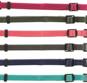 Trixie Puppy Halsbandset Fuchsia/Grafiet/Indigo/Bosgroen/Koraal 17-25 cm 6 st
