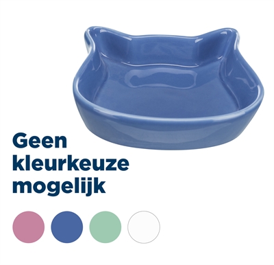 Trixie Voerbak Kattenkop Assorti 12 cm 4 st