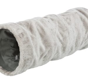 Trixie Speeltunnel Pluche Grijs 60x22 cm
