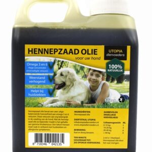 Hennepzaad Olie 1 ltr
