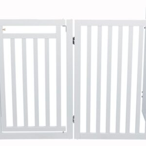 Trixie Hondenhek Met Deur Wit 60-160 X 81 cm