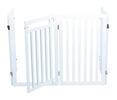 Trixie Hondenhek Met Deur Wit 60-160 X 81 cm