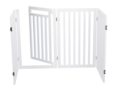 Trixie Hondenhek Met Deur Wit 60-160 X 81 cm