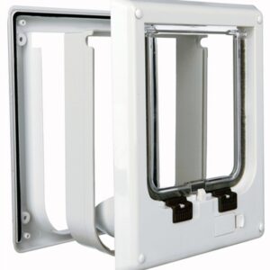 Trixie 4-Weg Kattenluik Elektromagnetisch Wit 21 X 24 cm