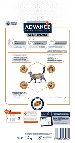 Advance Veterinary Diet Cat Weight Balance 1.5 kg