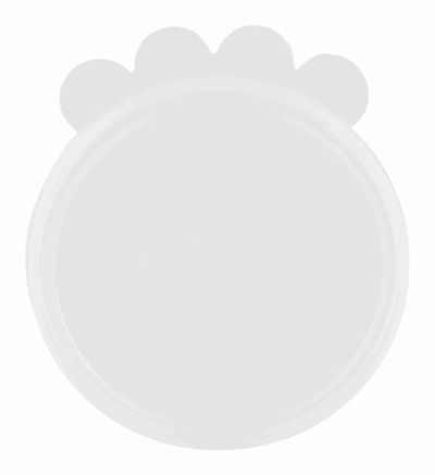 Trixie Deksel Voor Blik Siliconen Transparant 7.6 cm 4x2 st