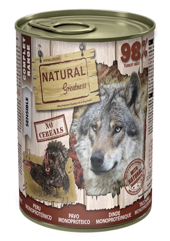 Natural Greatness Monoprotein Turkey Recipe 400 gr