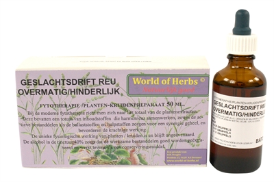 World Of Herbs Fytotherapie Overmatige Geslachtsdrift Reu 50 ml