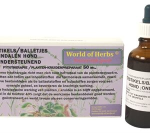 World Of Herbs Fytotherapie Testikel / Balletjes Indalen Hond 50 ml