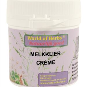 World Of Herbs Fytotherapie Melkklier Creme 50 gr