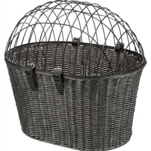 Trixie Stuur Fietsmand Met Draadkap Antraciet 44x41x34 cm