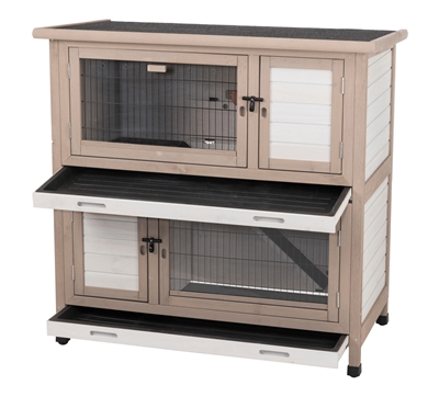 Trixie Natura Konijnenhok Met Isolatie Grijs 116x65x113 cm