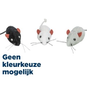 Trixie Pluche Muizen Assorti 5 cm 160 st