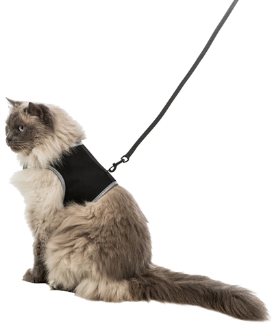 Trixie Kattentuig Soft Met Riem Assorti 24-42 Cmx1.2 Mtr