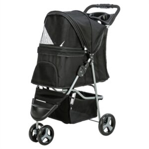 Trixie Hondenbuggy Zwart 80x47x100 cm