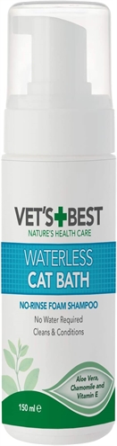 Vets Best Waterless Cat Bath 150 ml