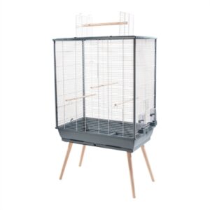 Zolux Vogelkooi Neo Jili XL Grijs 81x48x132cm