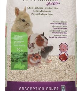Zolux Hennepvezel Fresh Pioenroos / Aalbes Geur 30 ltr