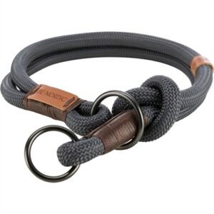 Trixie Halsband Hond BE Nordic Slip Halsband Donkergrijs / Bruin 40x0.8 cm