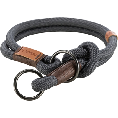 Trixie Halsband Hond BE Nordic Slip Halsband Donkergrijs / Bruin 40x0.8 cm