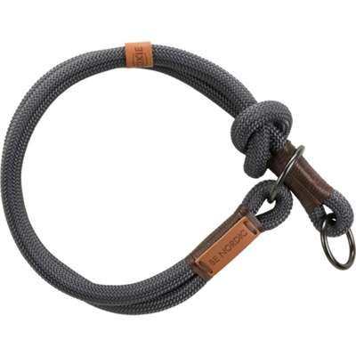 Trixie Halsband Hond BE Nordic Slip Halsband Donkergrijs / Bruin 40x0.8 cm