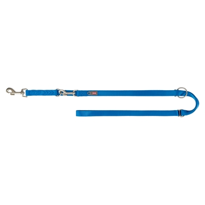 Trixie Hondenriem Premium Verstelbaar Nylon Royal Blauw 200x1.5 cm
