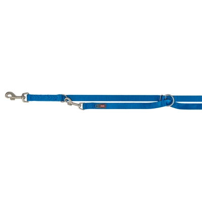 Trixie Hondenriem Premium Verstelbaar Nylon Royal Blauw 200x1.5 cm