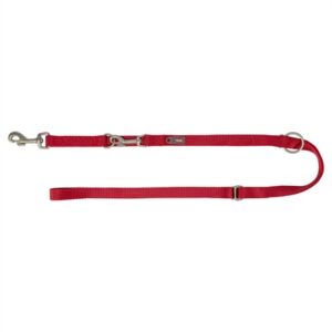 Trixie Hondenriem Premium Verstelbaar Nylon Rood 200x1.5 cm