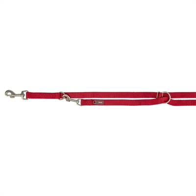 Trixie Hondenriem Premium Verstelbaar Nylon Rood 200x1.5 cm