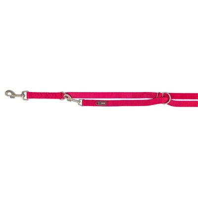 Trixie Hondenriem Premium Verstelbaar Nylon Fuchsia 200x1.5 cm