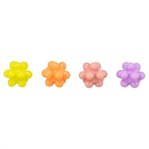 Trixie Noppen Ballen Rubber Assorti 3.5x3.5x3.5 cm 4 st