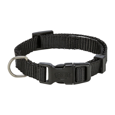 Trixie Halsband Hond Premium Zwart 25-40x1.5 cm
